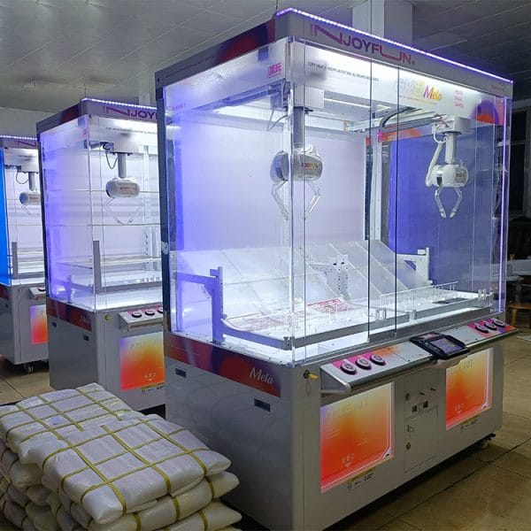 He430ac4cd9ae474ab6dca5d20de1984cF Commercial Double Player Claw Catcher Two Claws Coin Operated Crane Game Prize OFO Claw Machine for Arcade Center