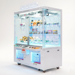未标题-1 Commercial Double Player Claw Catcher Two Claws Coin Operated Crane Game Prize OFO Claw Machine for Arcade Center